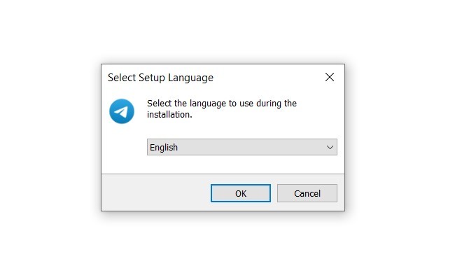  Lựa chọn ngôn ngữ sử dụng, ngôn ngữ mặc định là English rồi nhấn OK