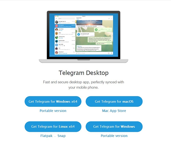 Cách tải Telegram cho máy tính