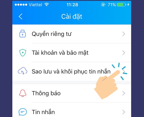 Mẹo để bảo vệ tin nhắn Zalo của bạn không bị mất hoặc xóa