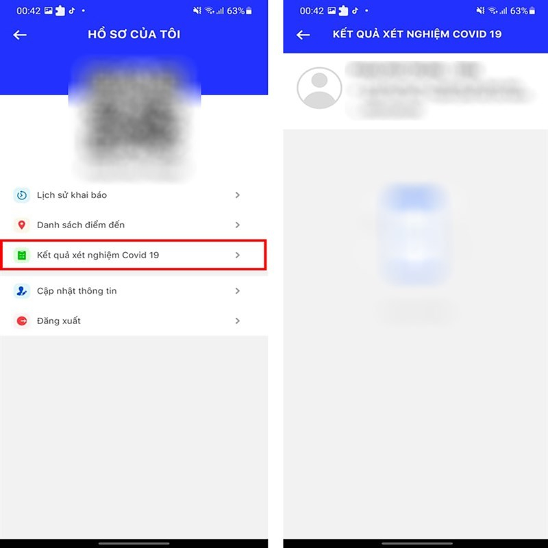 Cách tra cứu kết quả xét nghiệm trên điện thoại