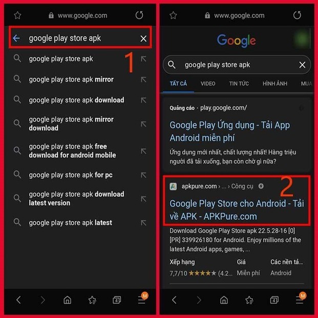 CH Play: CH Play là kho ứng dụng Android phổ biến nhất Việt Nam và cung cấp đầy đủ các ứng dụng để bạn thoải mái lựa chọn. Bạn có thể tải ngay các ứng dụng tiện ích, giải trí và công cụ hữu ích khác nhau từ CH Play. Nhanh tay truy cập và tận hưởng hàng trăm ứng dụng tuyệt vời trên CH Play.