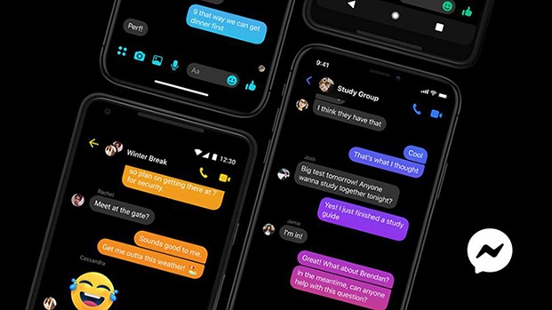 Tích hợp chế độ Dark Mode giúp bảo vệ mắt vào ban đêm khi sử dụng Facebook Messenger