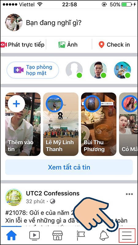 Cách đăng xuất Messenger trên iPhone, Android bằng ứng dụng Facebook