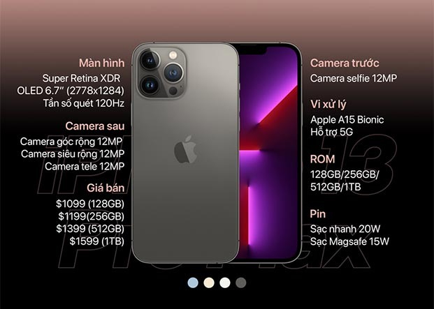 Điện thoại iPhone 13 Pro Max 128GB