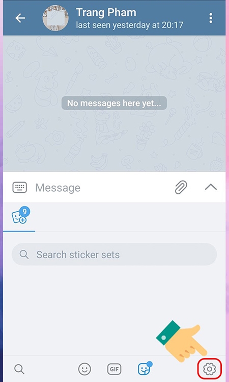 Cách tải sticker Telegram