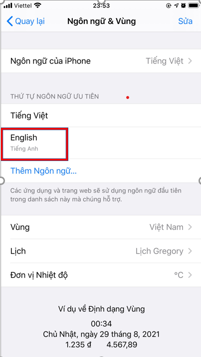 Đổi ngôn ngữ điện thoại sang tiếng Anh, bước cần thiết để bật kiếm tiền trên TikTok