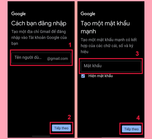 Hướng dẫn tạo tài khoản email
