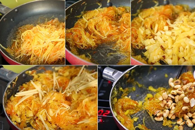 Chế biến mứt gừng (Nguồn: Internet)