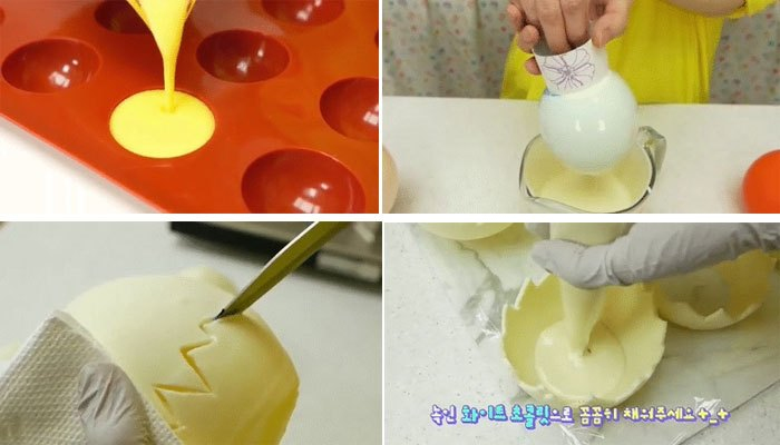 Cho hỗn hợp trứng vào tủ lạnh