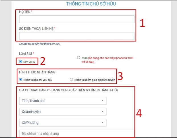 Cung cấp thông tin cá nhân của chủ sở hữu (Nguồn: Internet)