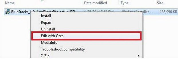 Điều chỉnh File BlueStacks 5 với Orca