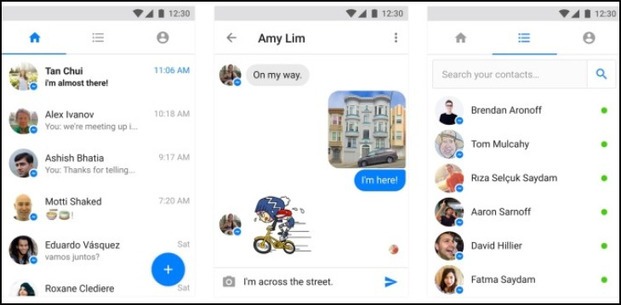 Trải nghiệm tính năng của  Messenger Lite