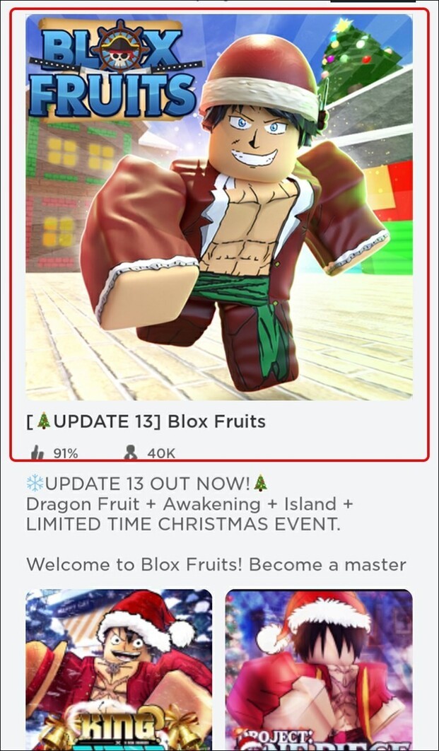 Code Blox Fruit (Blox Piece) update 20 tháng 12/2023 mới nhất: x2 EXP