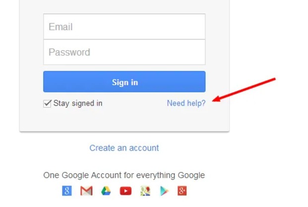 lấy lại mật khẩu gmail khi không nhớ thông tin