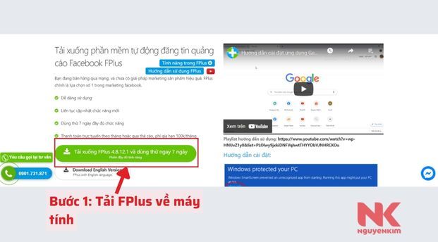 Vào link và tải FPlus (Nguồn: Internet)