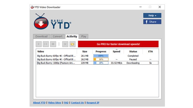 YTD Video Downloader được xem là phần mềm download trên máy tính tốt nhất hiện nay