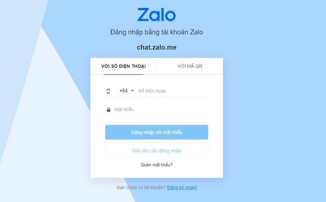 Zalo web cho phép người dùng các tính năng chat trên máy tính không cần cài đặt phần mềm.