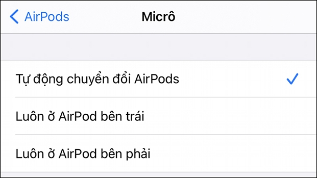 Chọn 1 trong 3 tính năng có sẵn tùy theo nhu cầu