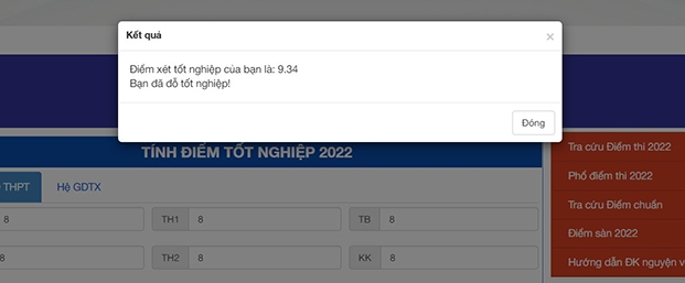 Cách tính điểm trung bình xét tốt nghiệp 2022 online