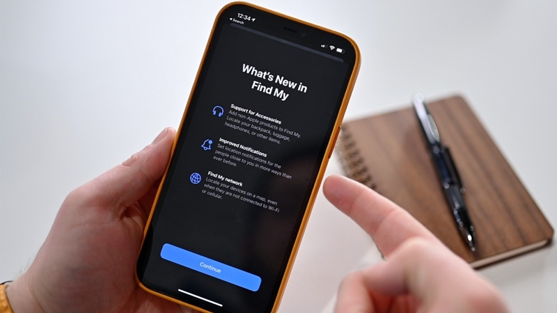 Ứng dụng Find My trên iOS 14.4