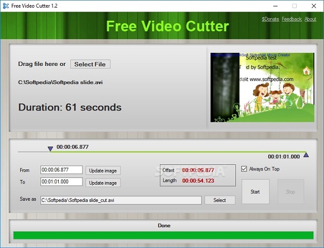 Phần mềm Free Video Cutter chỉnh sửa video miễn phí