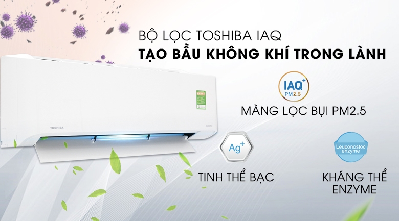 Tính năng IAQ trên máy lạnh Toshiba InverteR
