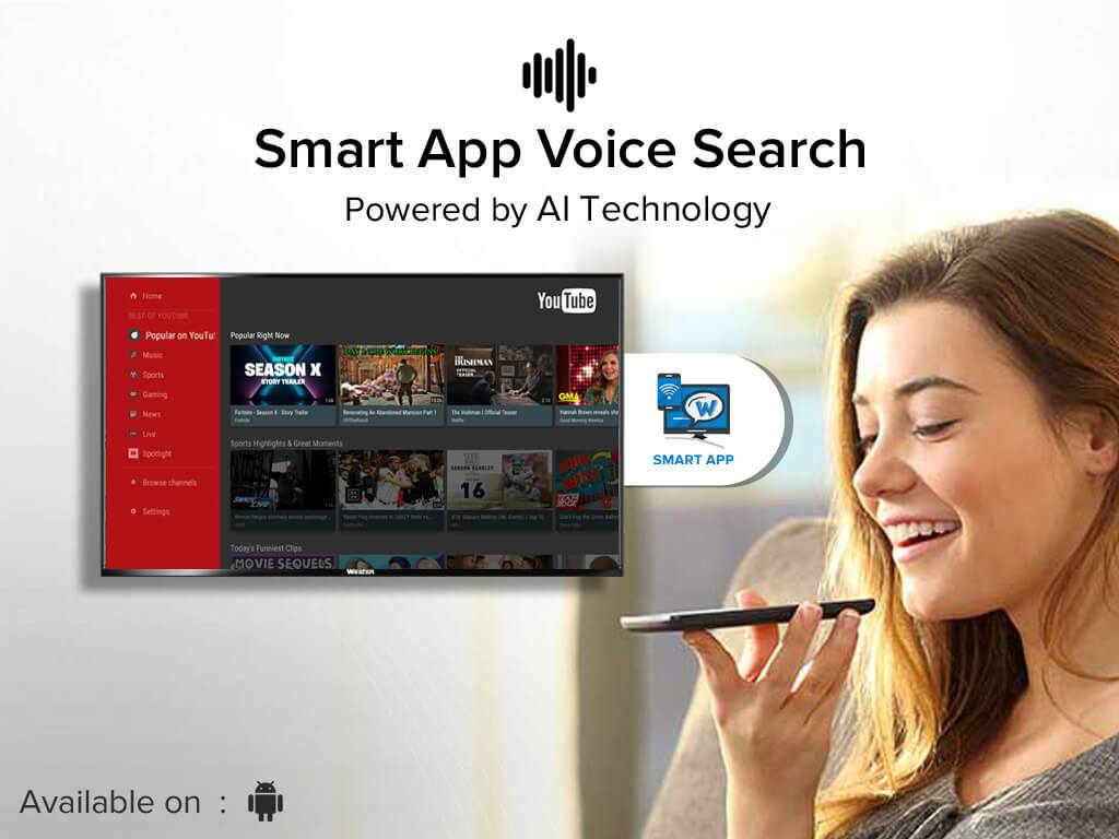 Lưu ý đến công nghệ tìm kiếm bằng giọng nói khi mua tivi