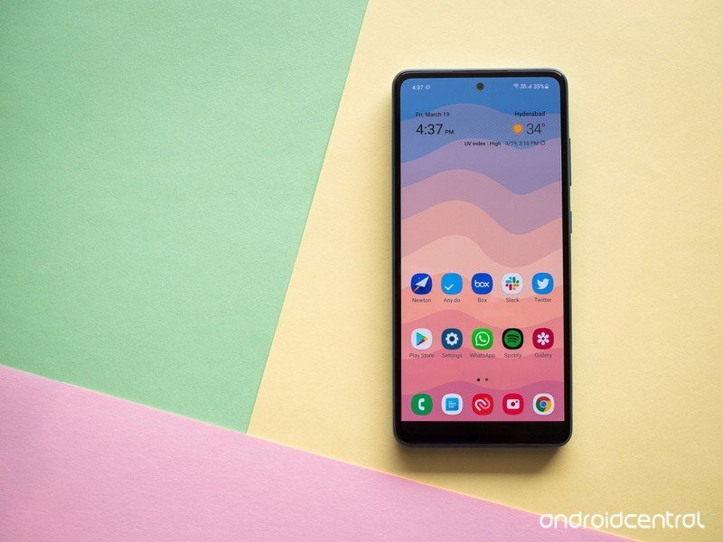 Samsung A52 và Samsung A72 có kho widget cực ổn