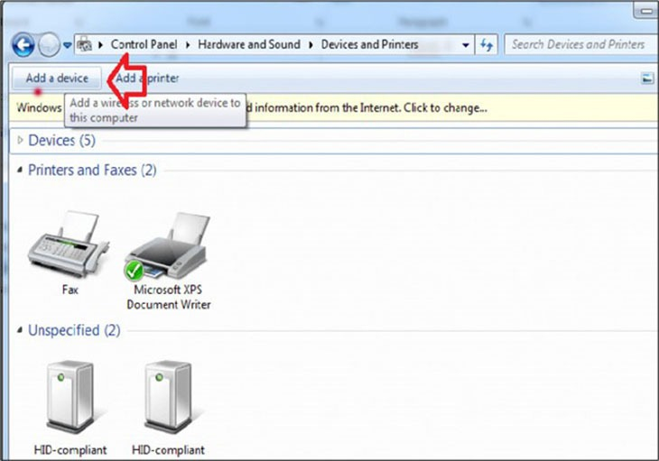 Add device bluetooth laptop window 7