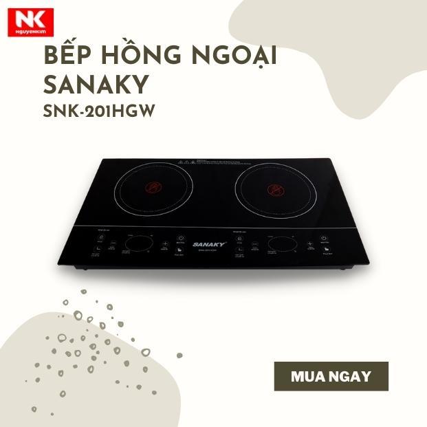 Bếp hồng ngoại âm đôi Sanaky SNK-201HGW