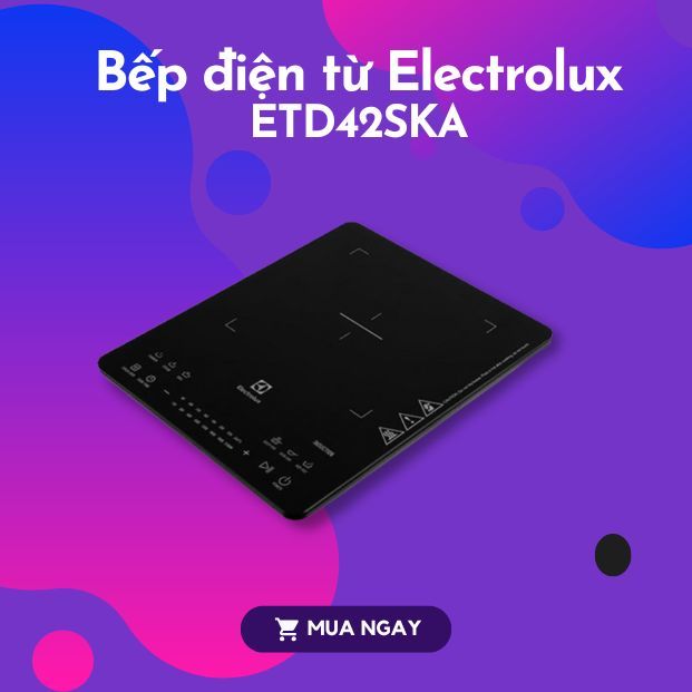 Bếp điện từ đơn Electrolux ETD42SKA an toàn