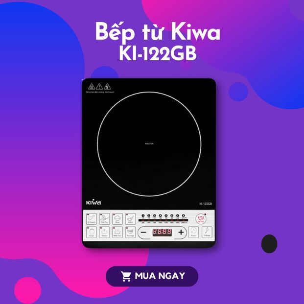 Bếp điện từ Kiwa KI-122GB