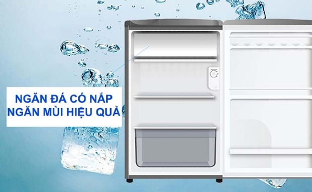 Tủ lạnh mini có ngăn đá Aqua 90 lít AQR-D99FA (BS)