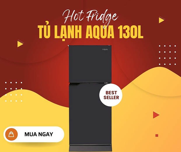 Tủ lạnh Nguyễn Kim AQUA 130L