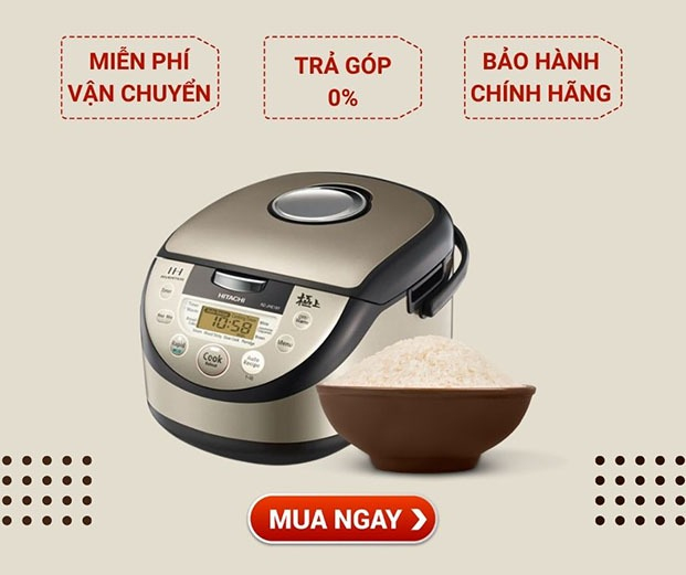 Nồi cơm điện Nhật Hitachi