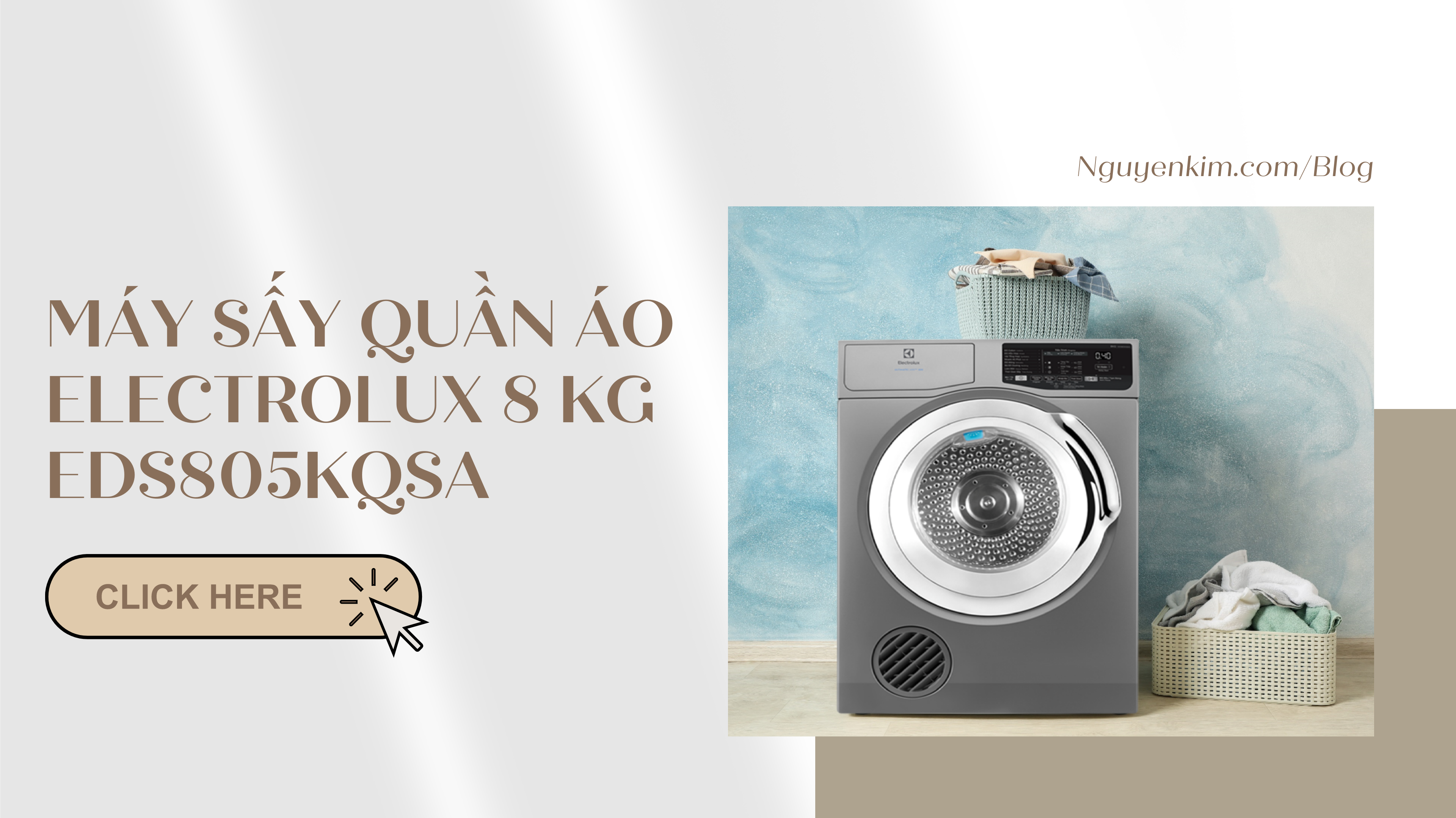 Máy sấy quần áo gia đình Electrolux EDS