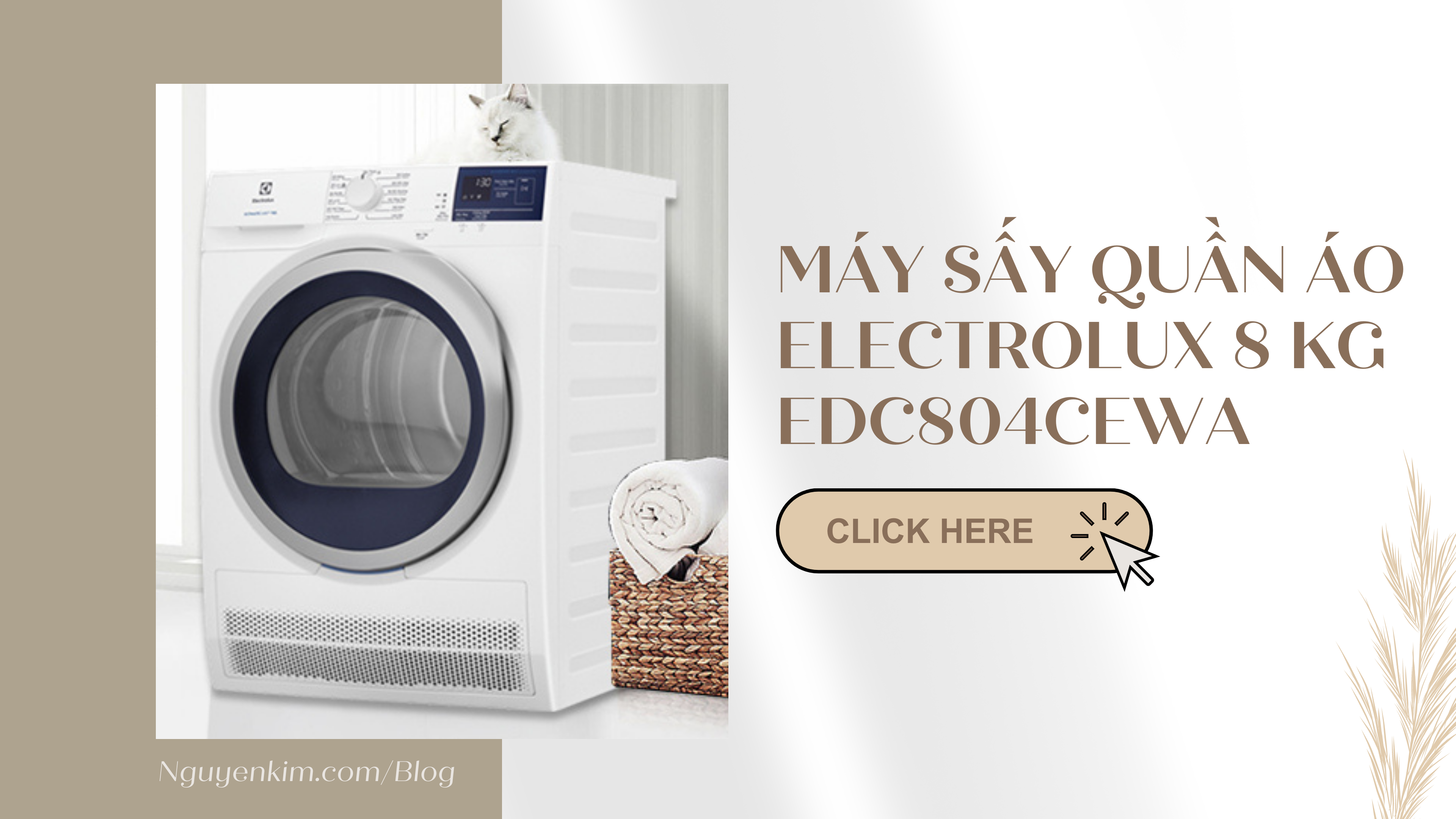 Máy sấy quần áo Electrolux