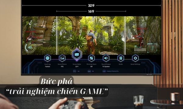 Smart Tivi QLED Samsung 4K 75 inch - Bứt phá trải nghiệm chiến game