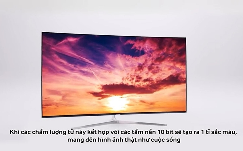 Màn hình tivi Samsung SUHD sở hữu 1 tỷ sắc màu sống động