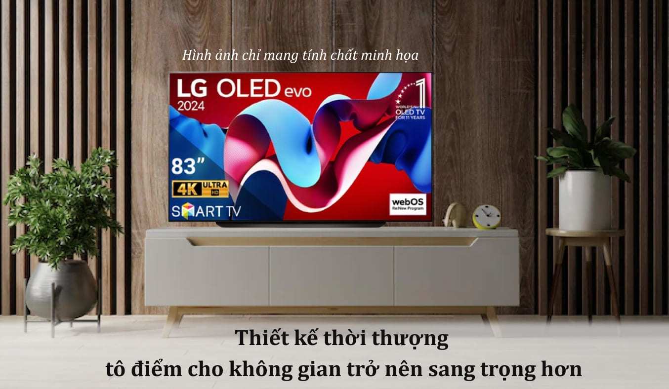 Smart Tivi OLED LG 4K 77 inch OLED77C4PSA