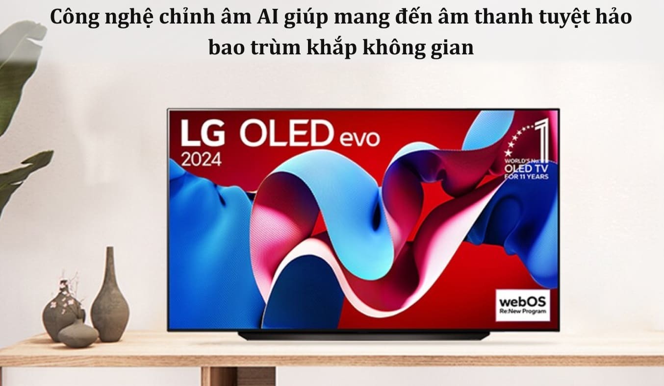 Smart Tivi OLED LG 4K 77 inch OLED77C4PSA