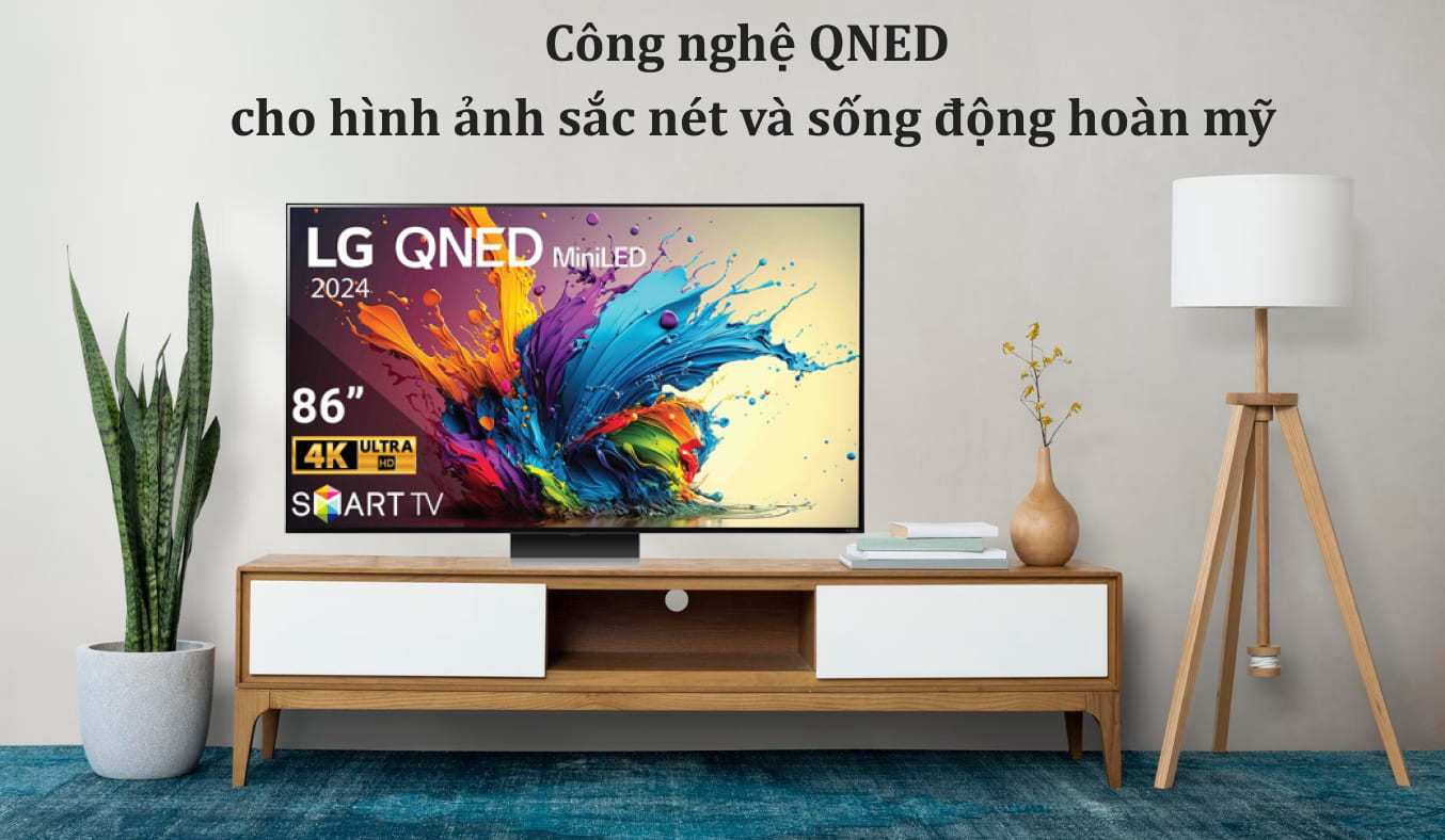 Smart Tivi QNED LG 4K 86 inch 86QNED91TSA