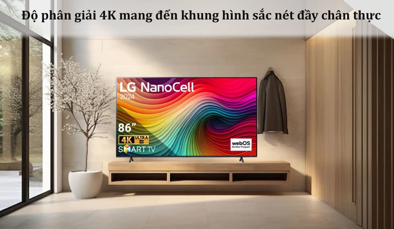 Smart Tivi NanoCell LG 4K 86 inch 86NANO81TSA