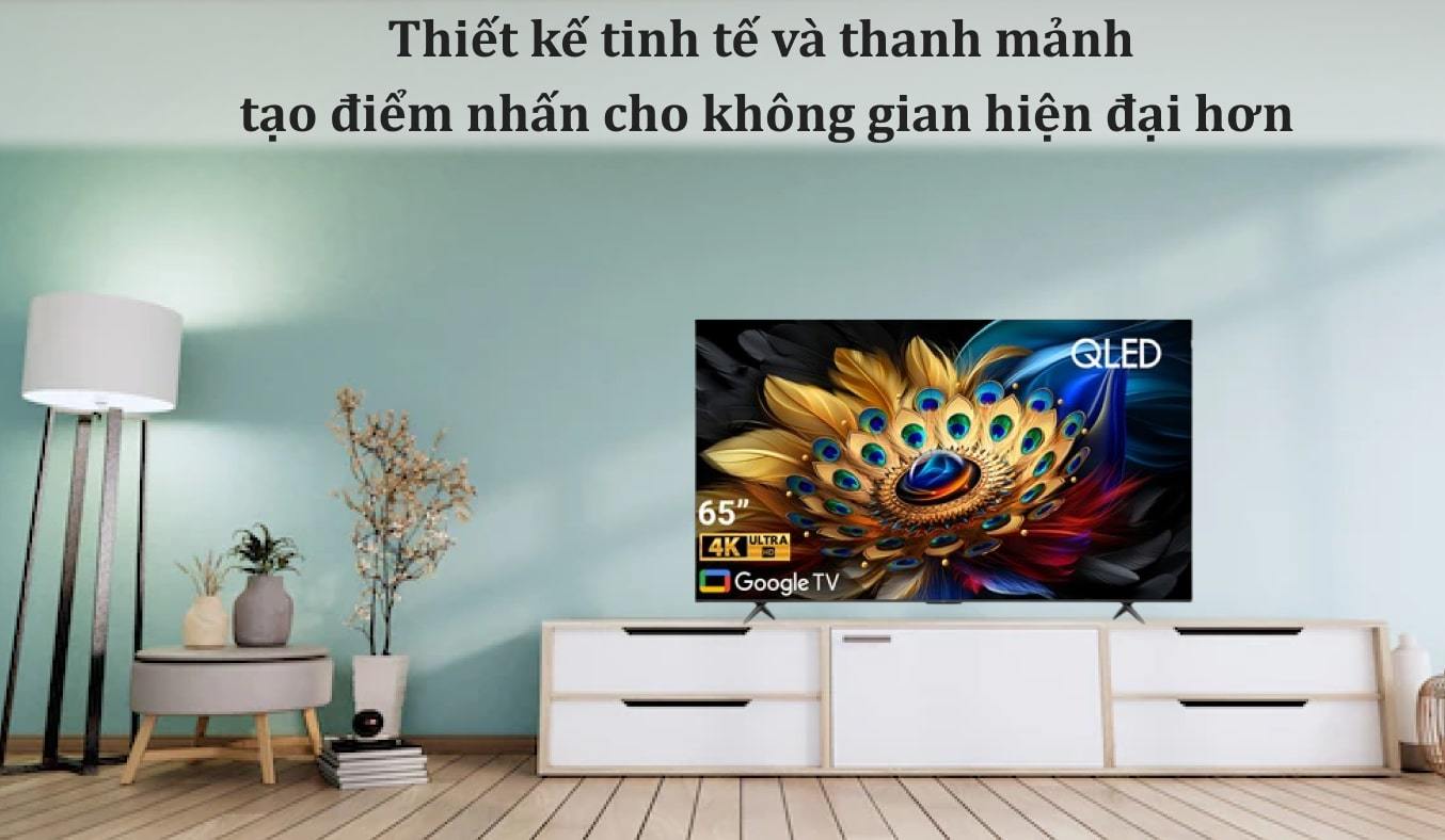 Google Tivi QLED TCL 4K 65 inch 65C655