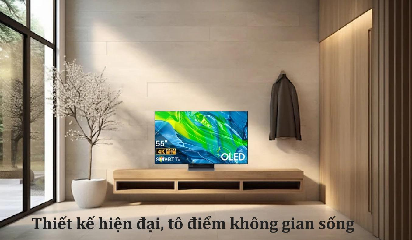 Smart Tivi OLED Samsung 4K 55 inch QA55S95BAKXXV