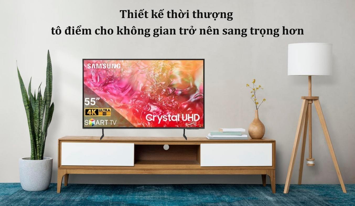 Smart Tivi Samsung 4K 55 inch UA55DU7700KXXV