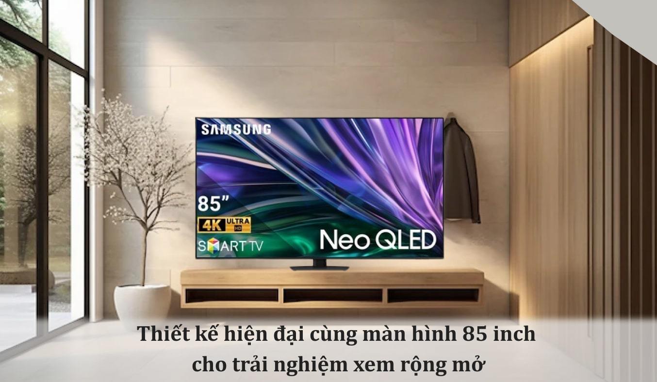Smart Tivi Neo QLED Samsung 4K 85 inch QA85QN85DBKXXV