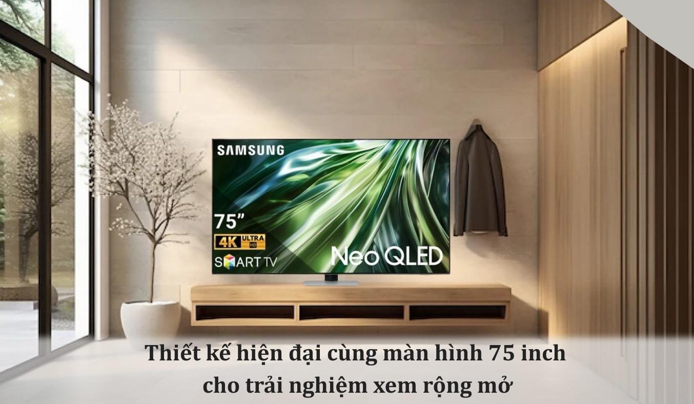 Smart Tivi Neo QLED Samsung 4K 75 inch QA75QN90DAKXXV