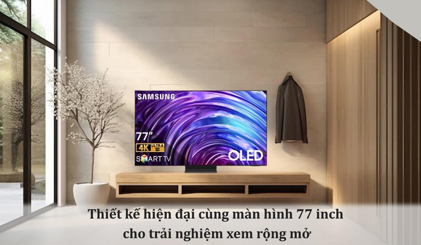 Smart Tivi OLED Samsung 4K 77 inch QA77S95DAKXXV