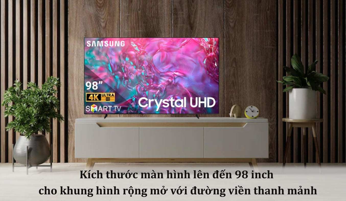 Smart Tivi Crystal Samsung 4K 98 inch UA98DU9000KXXV